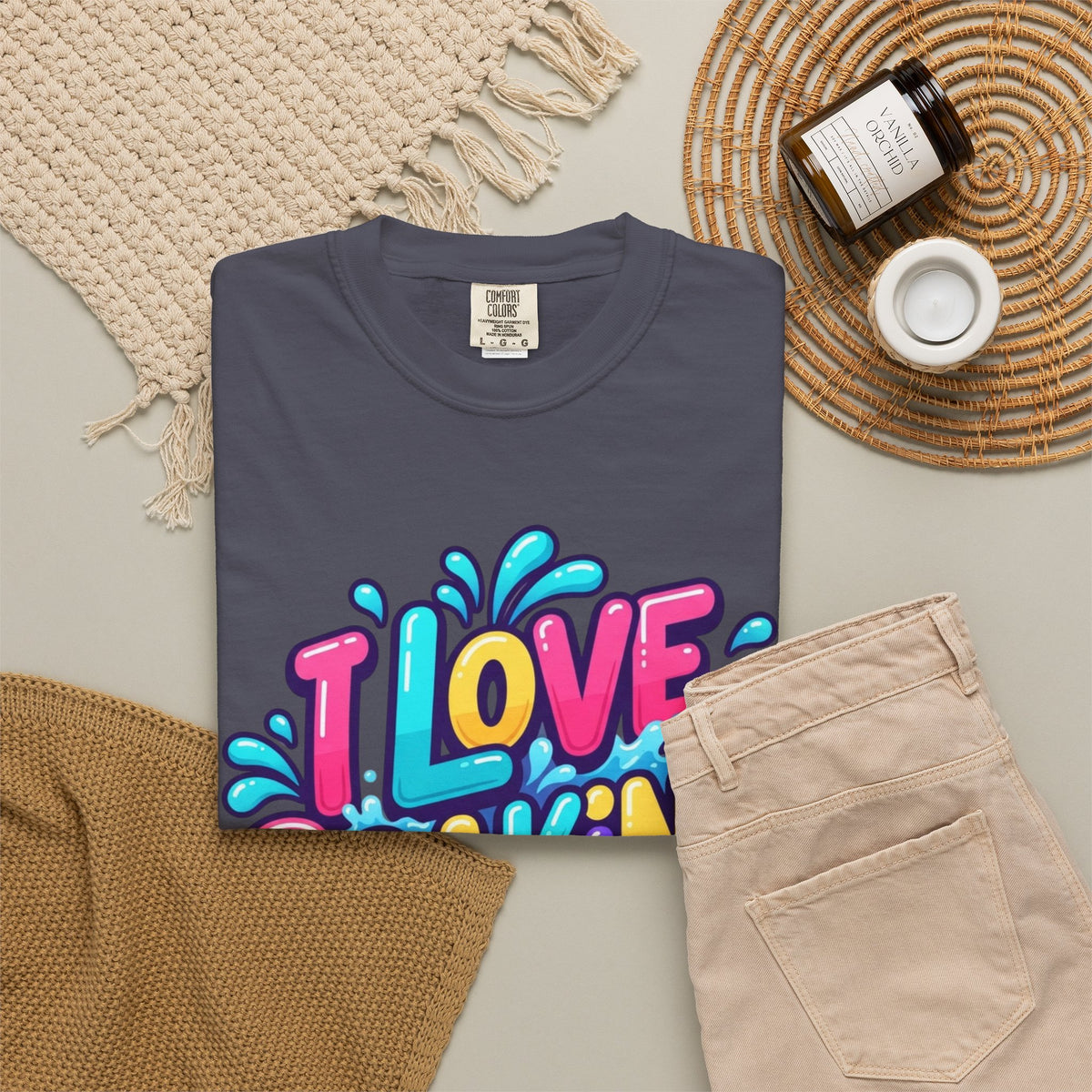 I Love Soaking Unisex Garment-Dyed Tee