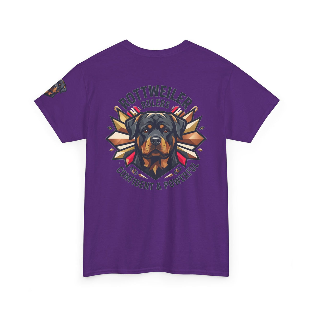 "Rottweiler Rulers Confident Powerful" Premium Graphic Tee