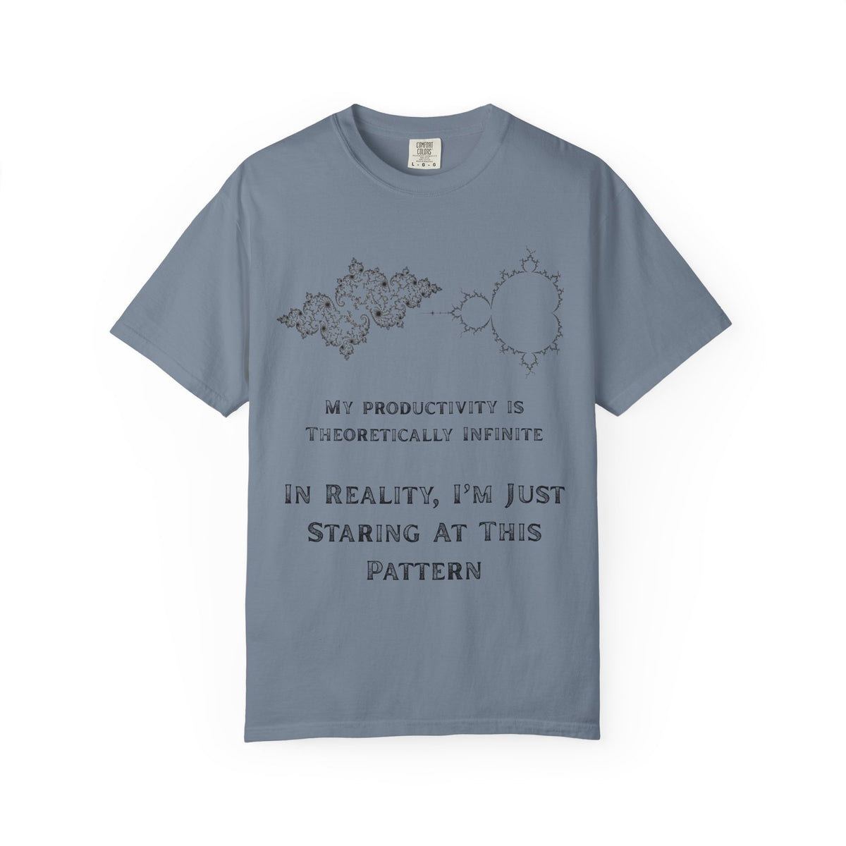 Color: Blue Jean | Theoretically Infinite Unisex Garment-Dyed Tee