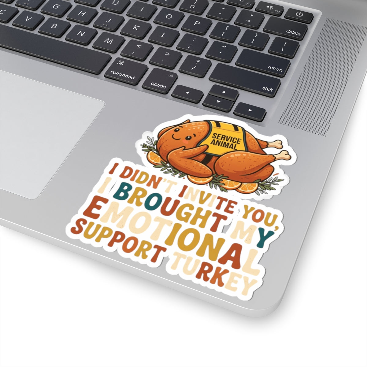 "Emotional Support Turkey" Sticker — Main
