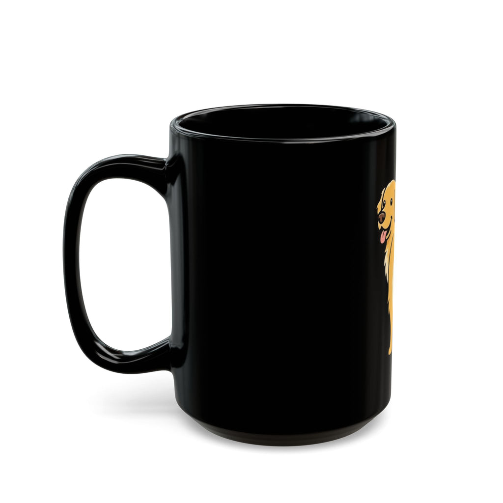 "Nice Tail" Black Ceramic Mug — Graphic