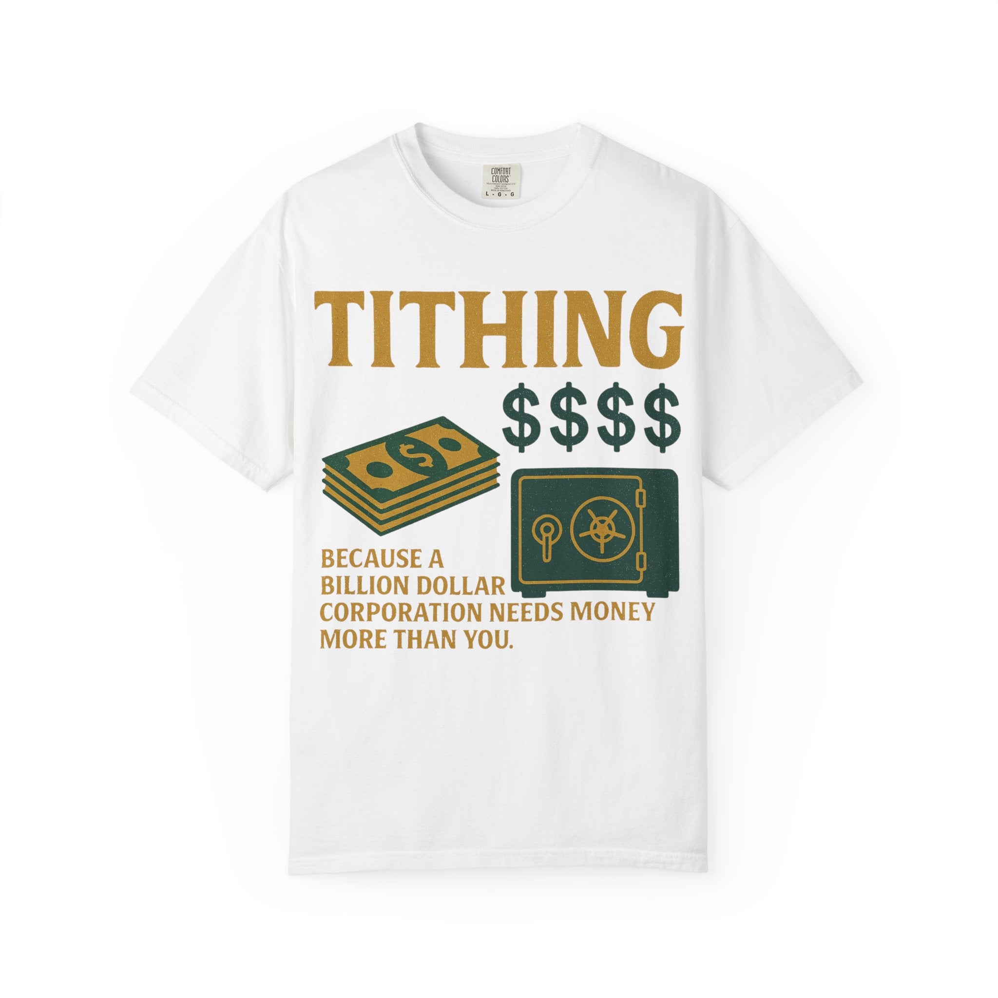 "Corporate Charity" Unisex Garment-Dyed T-shirt