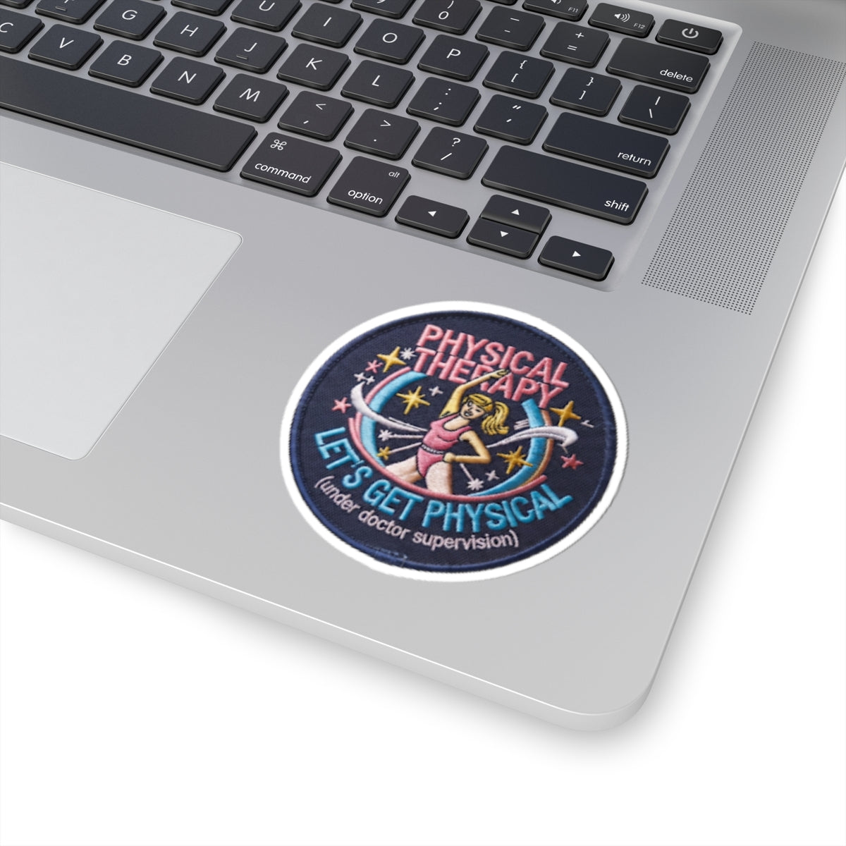 "Let's Get Physical" Sticker