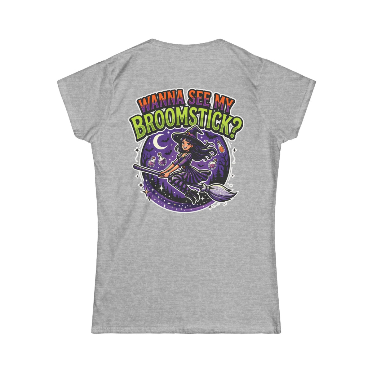 Color: Sport Grey | Wanna See My Broomstick Women's Tee