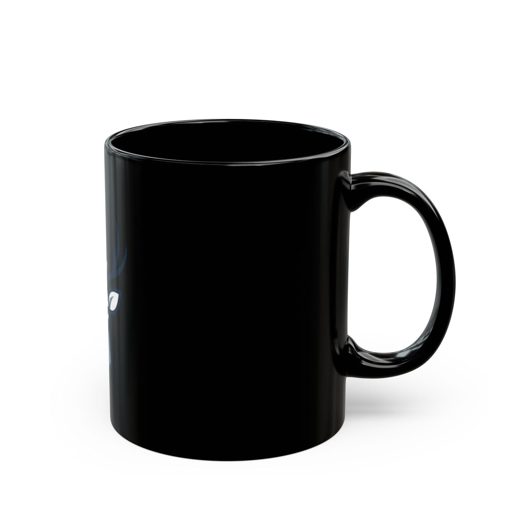 "February Legend" Black Ceramic Mug — Graphic