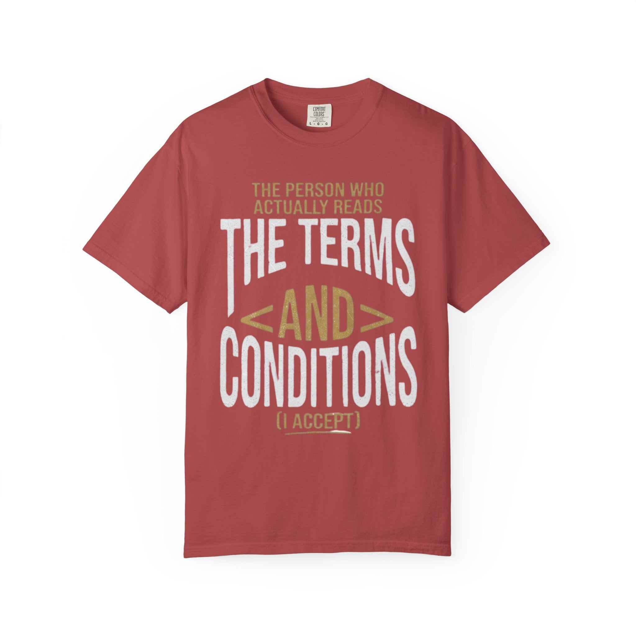 "Terms and Conditions" Unisex Garment-Dyed Tee
