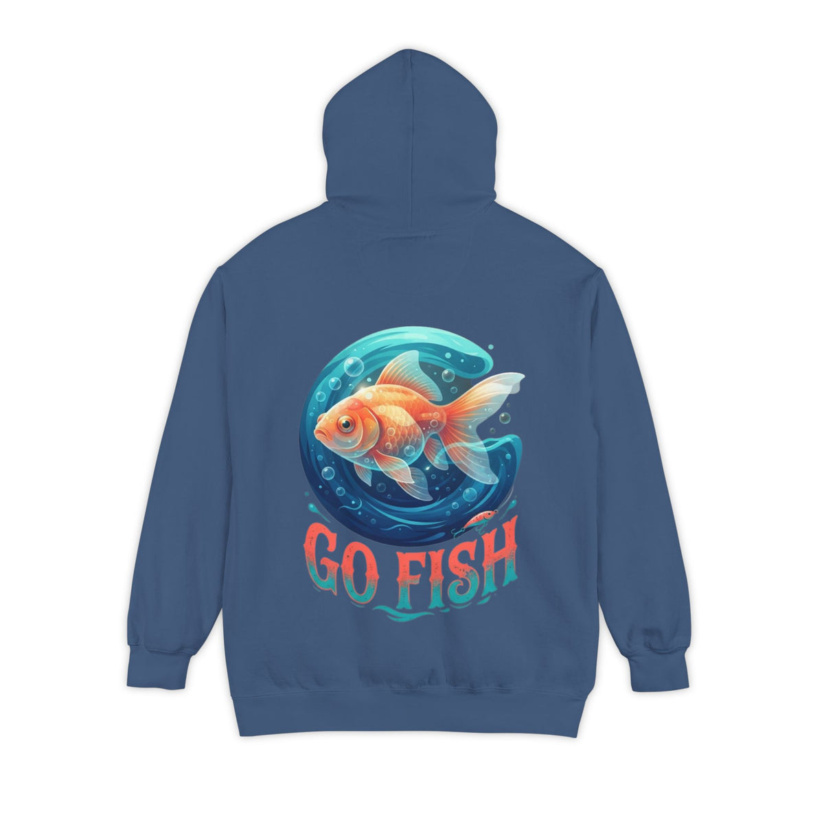 Color: True Navy | Go Fish Garment-Dyed Hoodie