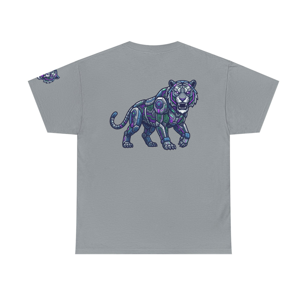Color: Gravel | Cyber Tiger Premium Graphic Tee