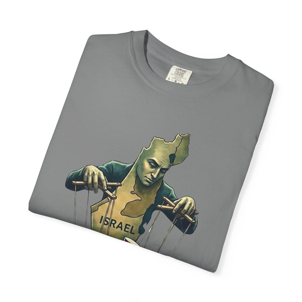 "The Global Puppet Master" Unisex Garment-Dyed T-shirt