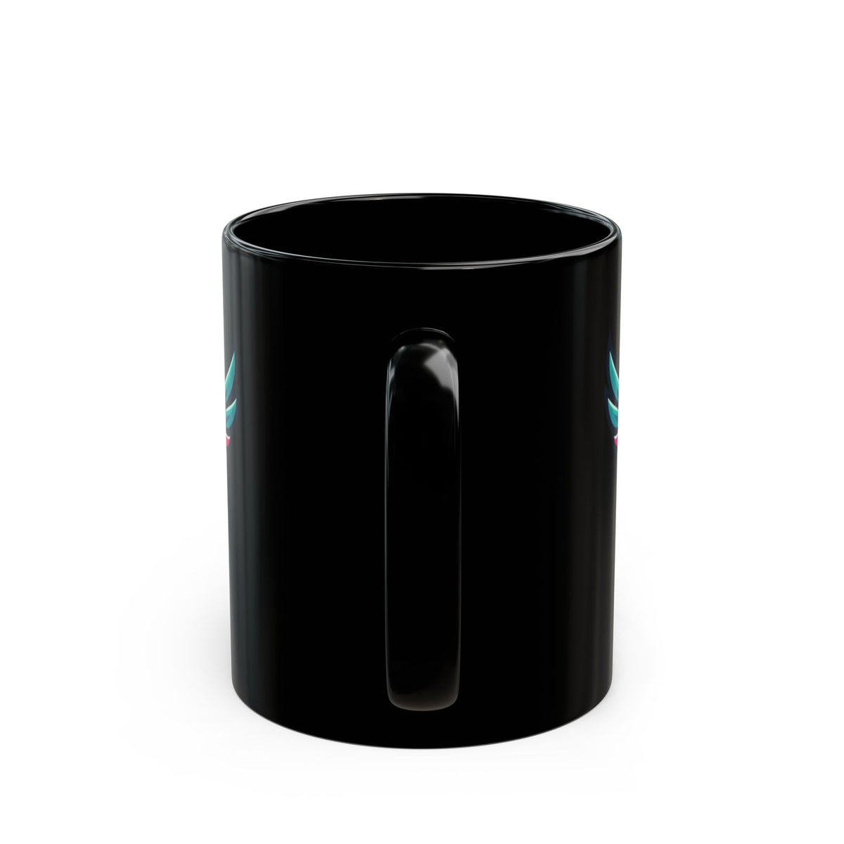 "I Beat Cancer - What is Your Superpower" Black Ceramic Mug — Graphic
