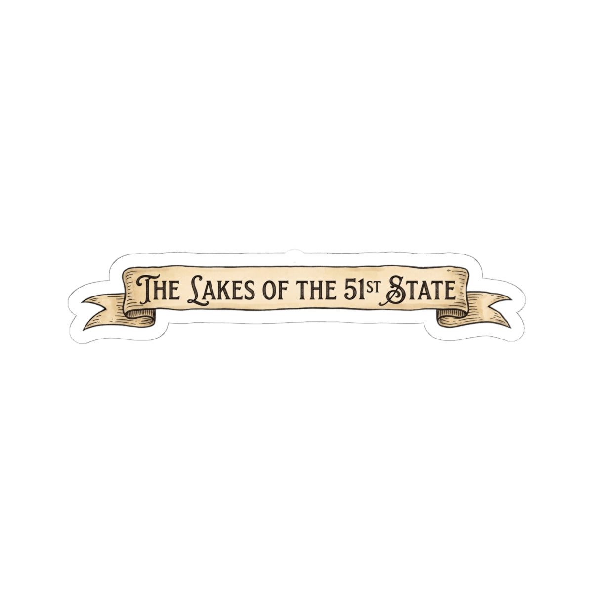"51st State Great Lakes" Sticker