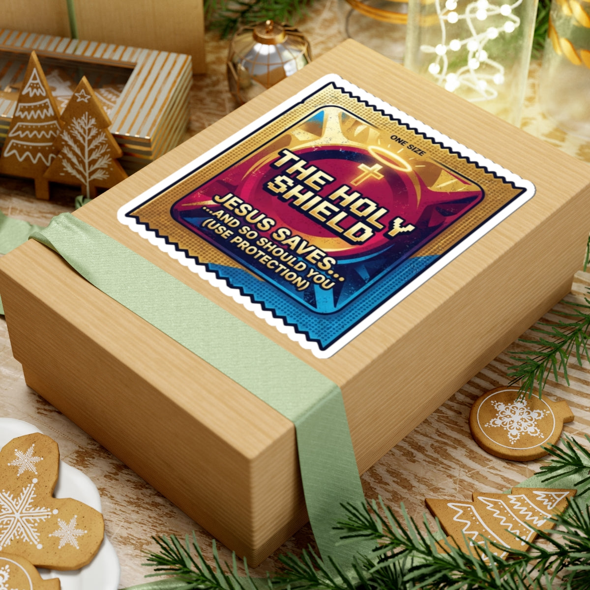 "Good Book Series The Holy Shield" Sticker — Main