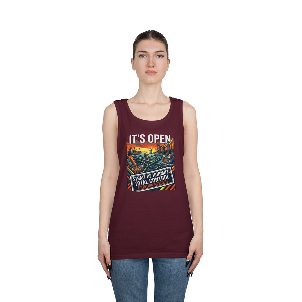 "Straight Of Hormuz is Open" Tank Top