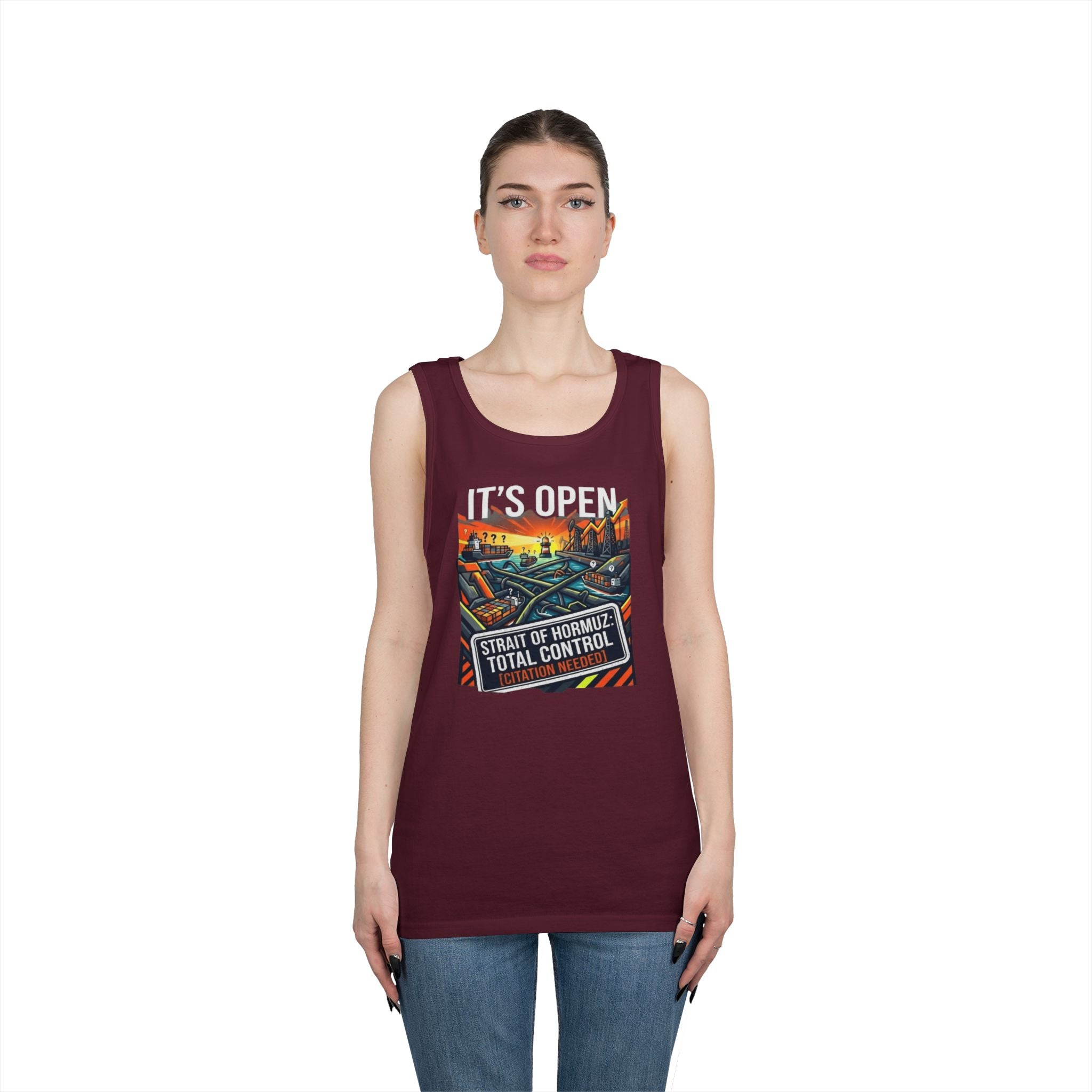 "Straight Of Hormuz is Open" Tank Top