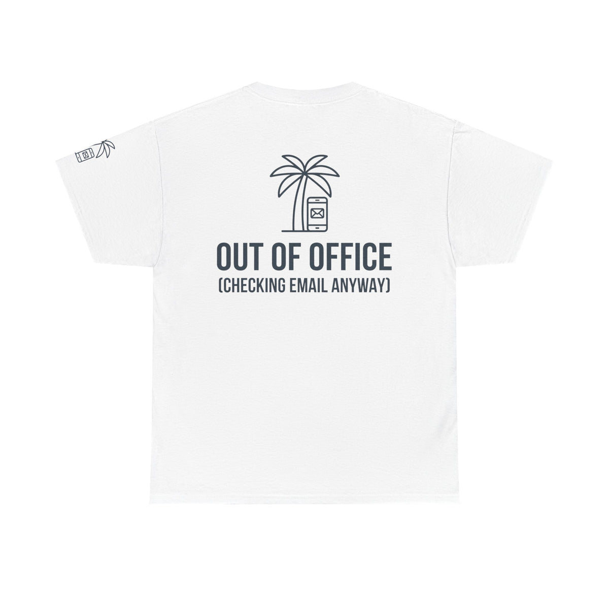 Color: White | Out of Office Premium Graphic Tee