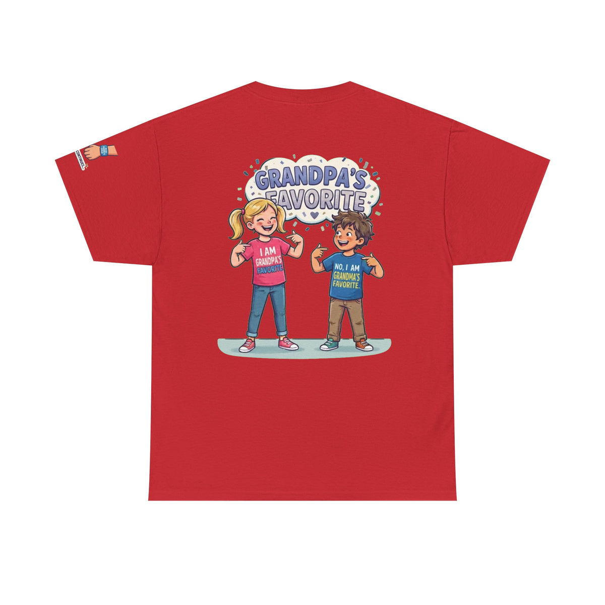 Color: Red | Grandpa's Favorite Premium Graphic Tee