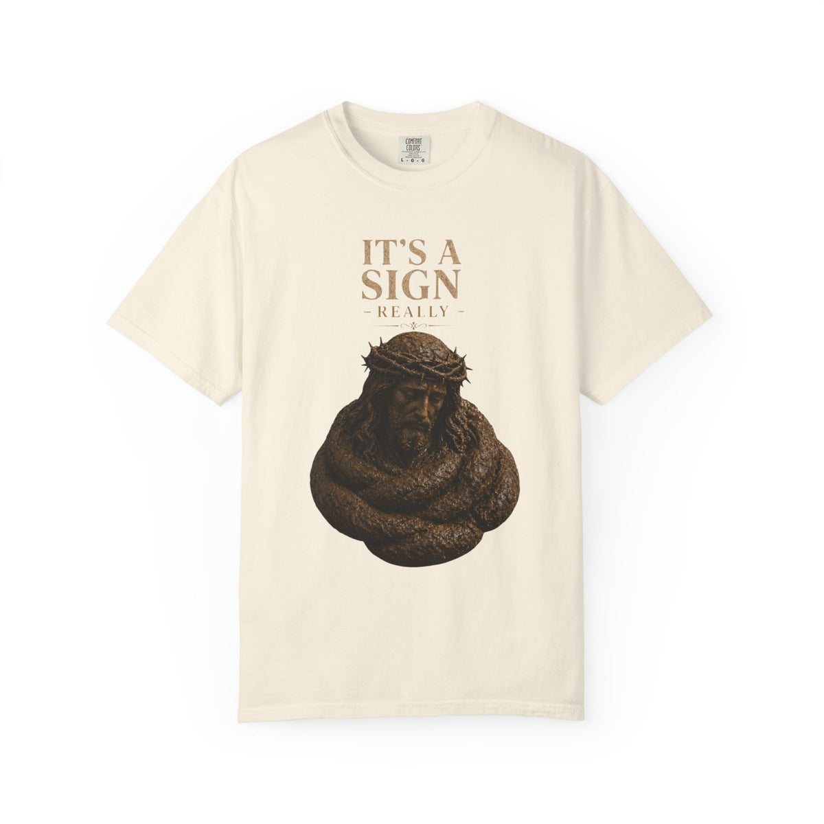 "Good Book Series It's a Sign - Really" Unisex Garment-Dyed Tee