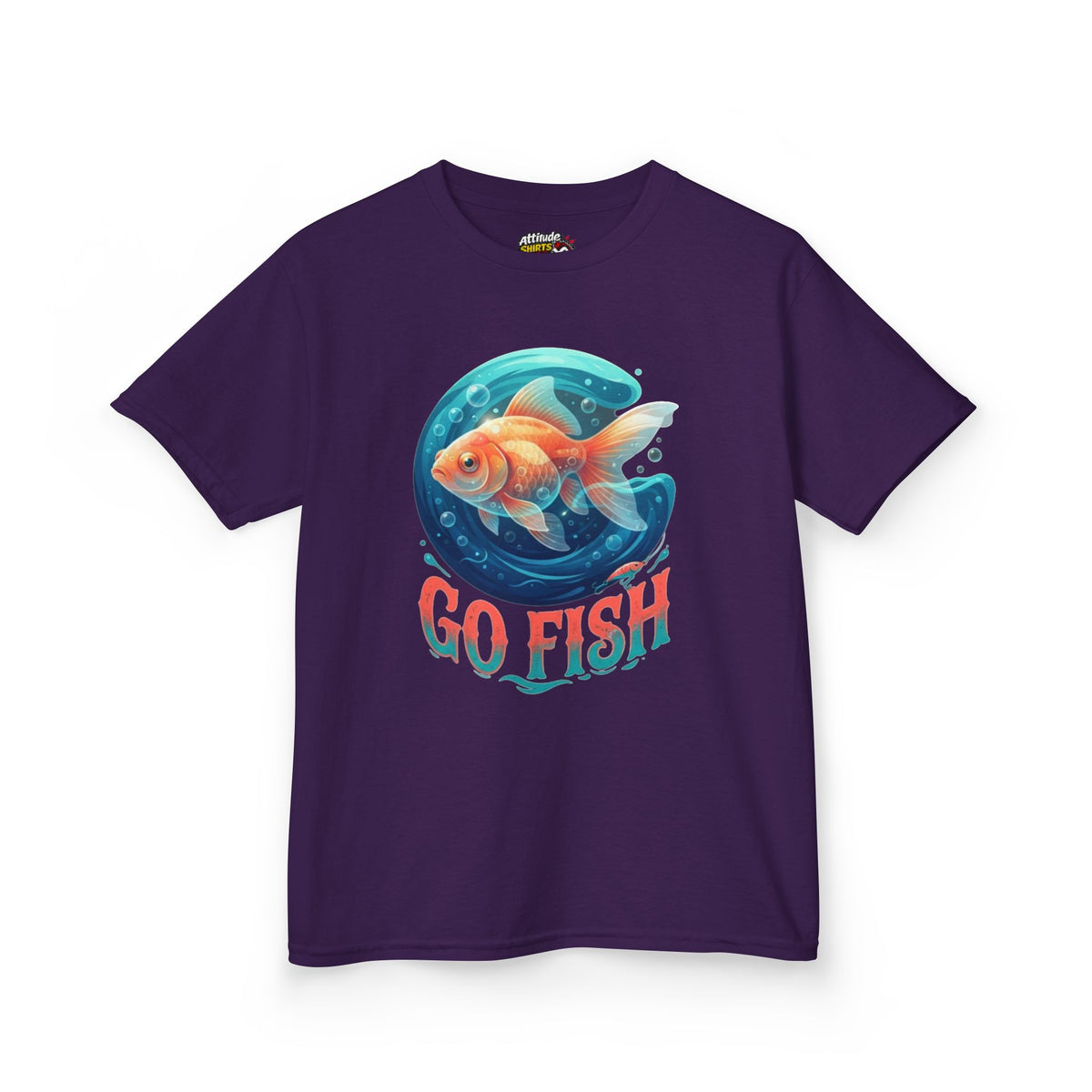 Color: Purple | Go Fish Kids Tee