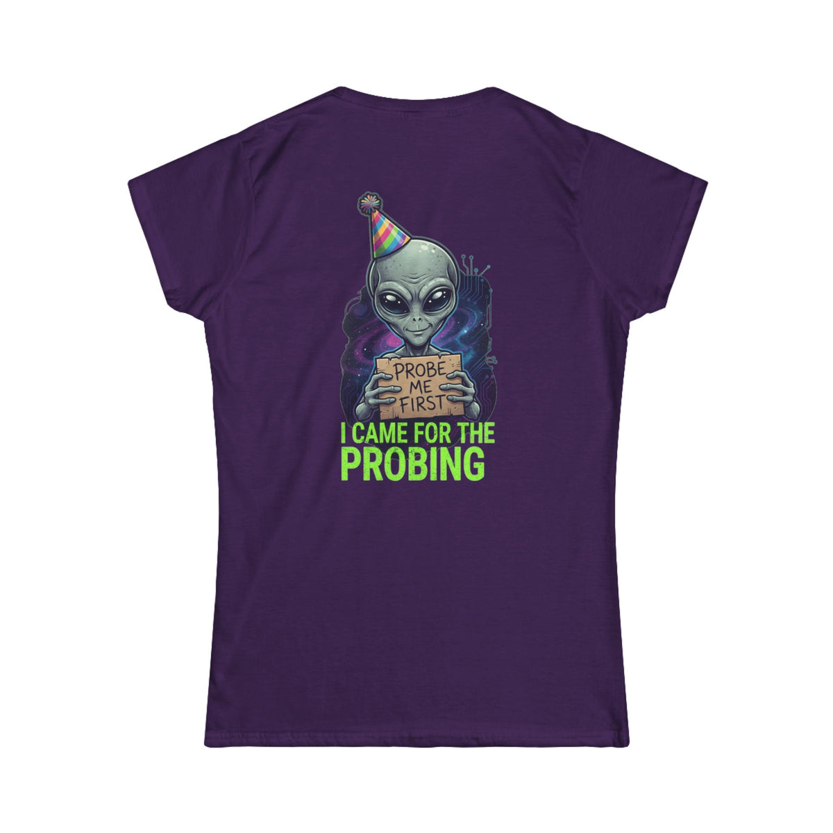 Color: Purple | I Came For the Probing Women's Tee