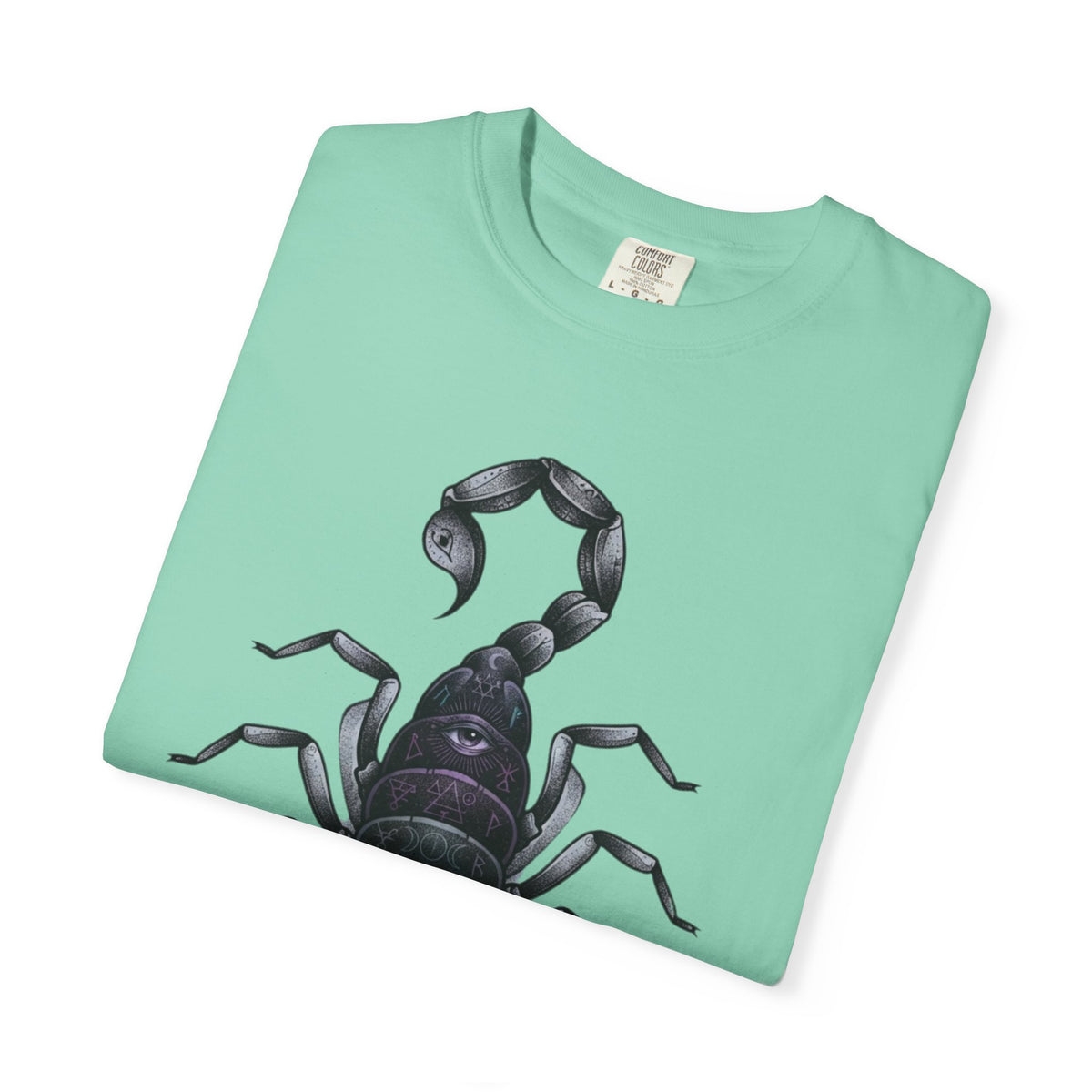 "Scorpio The Mystical Scorpion" Unisex Garment-Dyed Tee