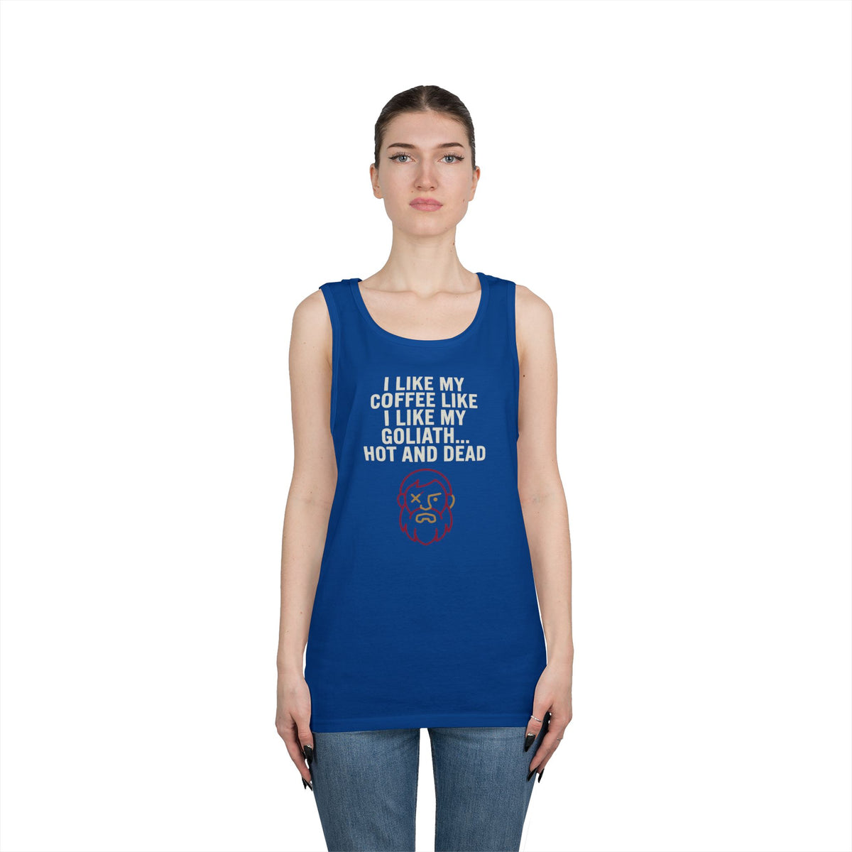 "Good Book Series Coffee Hot and Dead" Tank Top