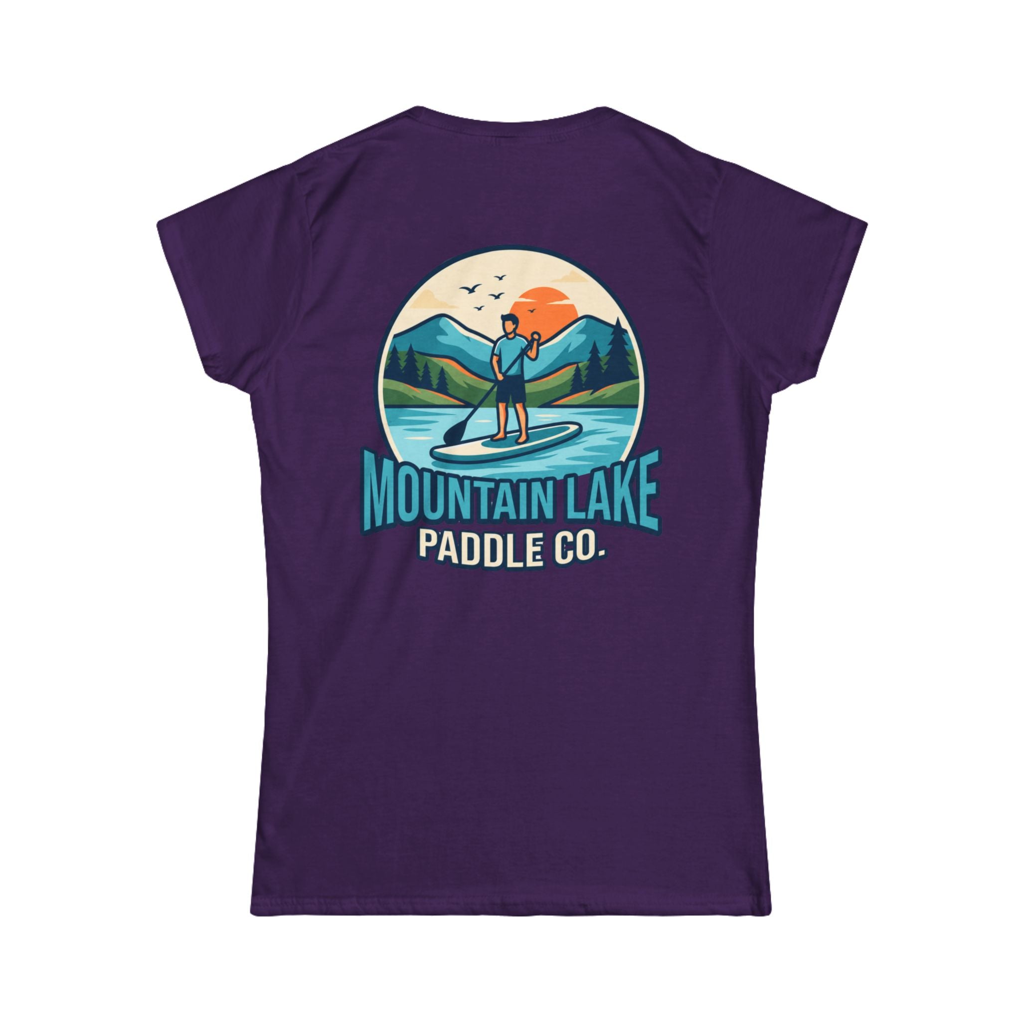 "Mountain Lake Paddle Board" Women's Tee