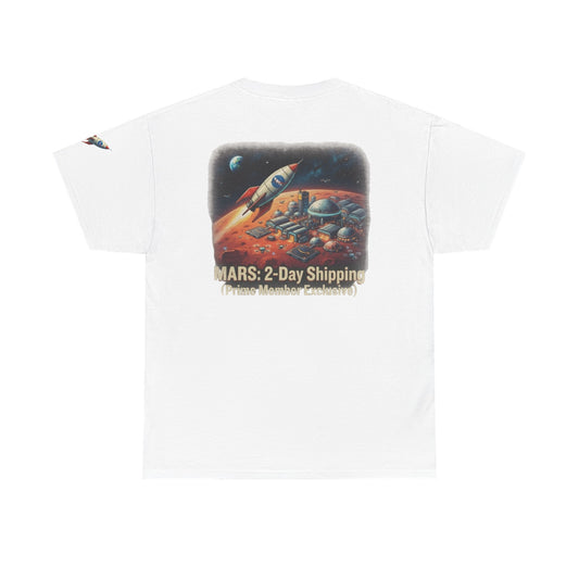Color: White | Mars 2 Day Shipping Premium Graphic Tee