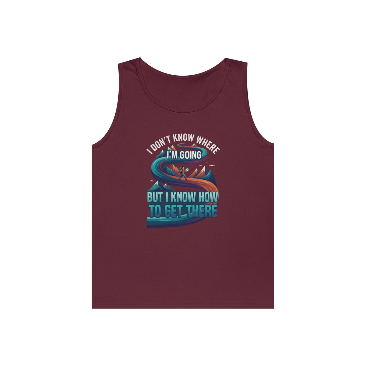 Color: Maroon | I Don't Know Where I'm Going Tank Top