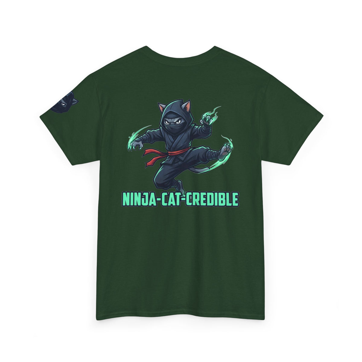 "Ninja Cat Credible" Premium Graphic Tee