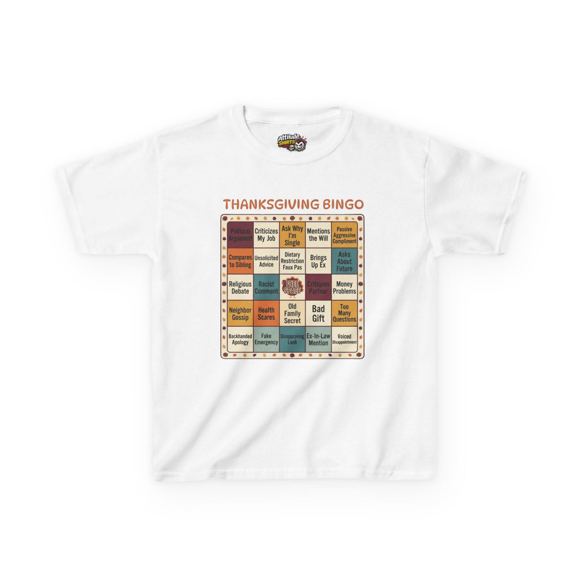 Thankgiving Bingo Kids Tee