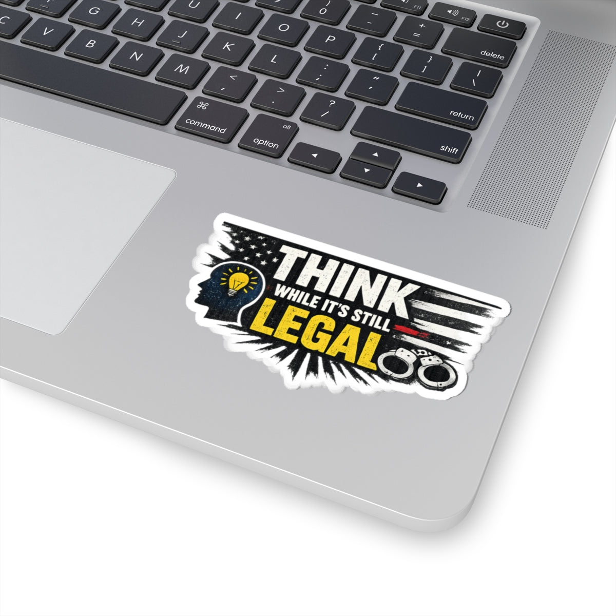 Think (Apparently It's Revolutionary) | Kiss-Cut Sticker — AttitudeShirts