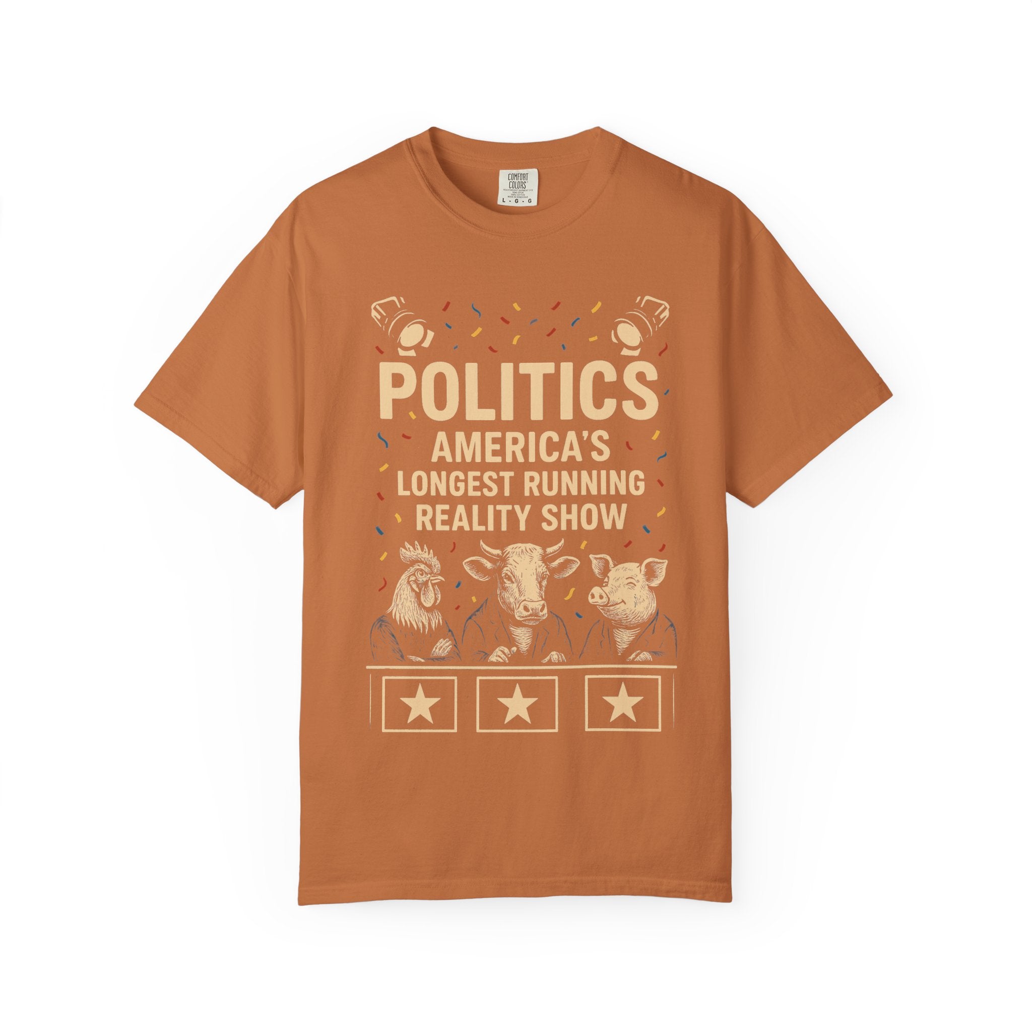 "The Ultimate Reality Show" Unisex Garment-Dyed T-shirt
