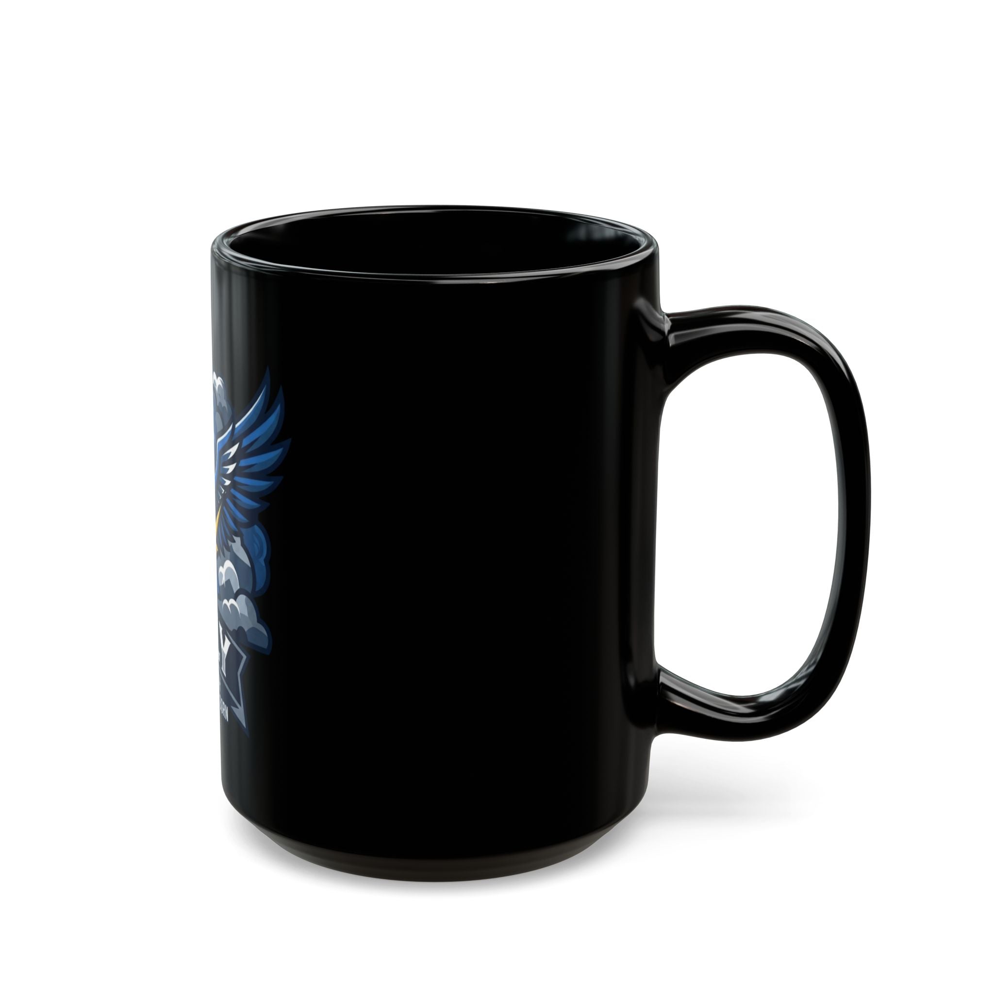 "July Legend" Black Ceramic Mug