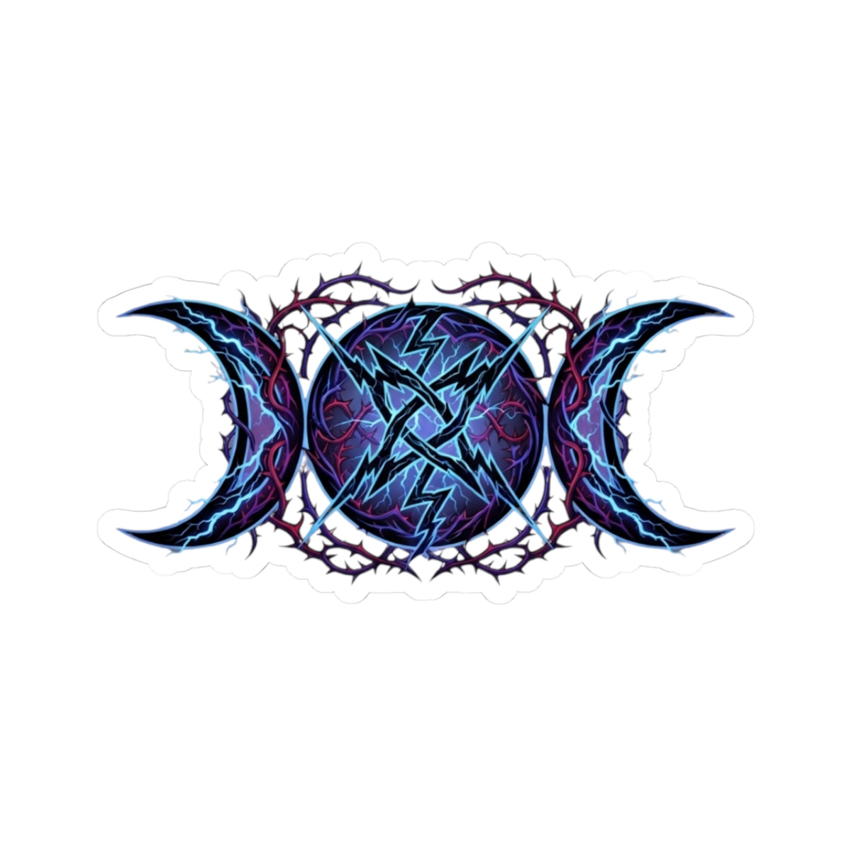 "Triple Goddess Tempest" Sticker — Main