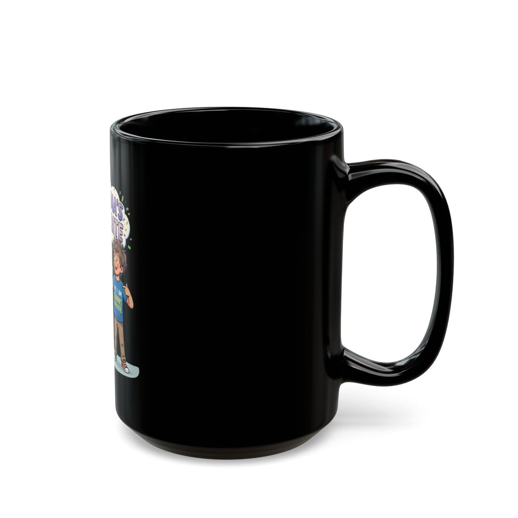 "Grandma's Favorite" Black Ceramic Mug