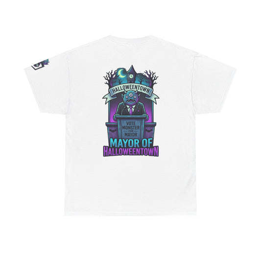 Color: White | Mayor Of Halloweentown Premium Graphic Tee