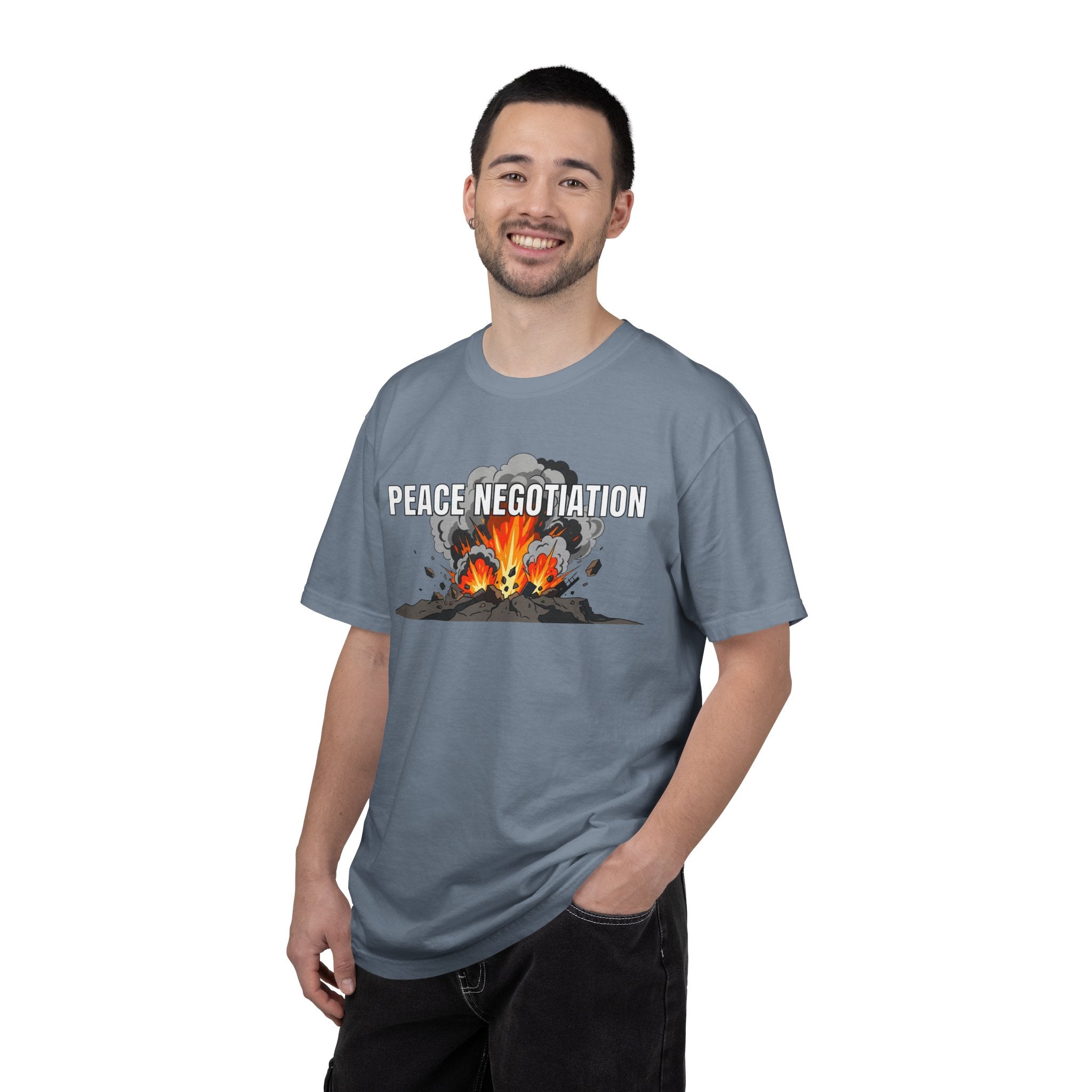 "Peace Negotiation" Unisex Garment-Dyed Tee