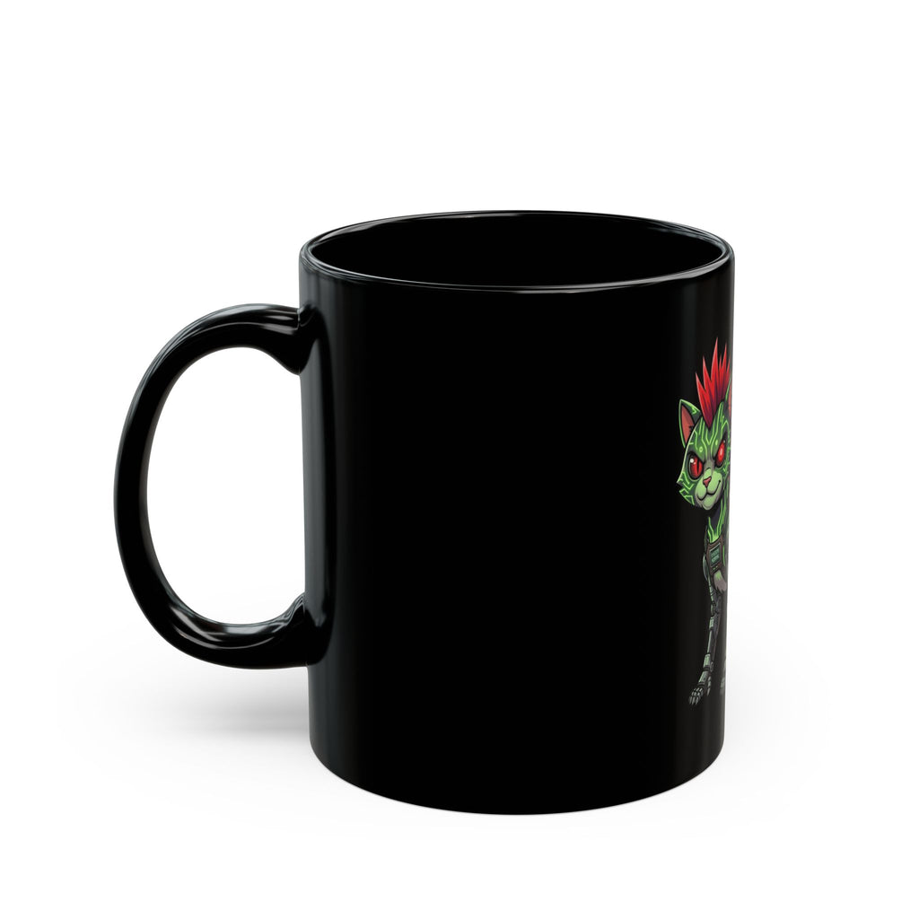 "Boots" Black Ceramic Mug