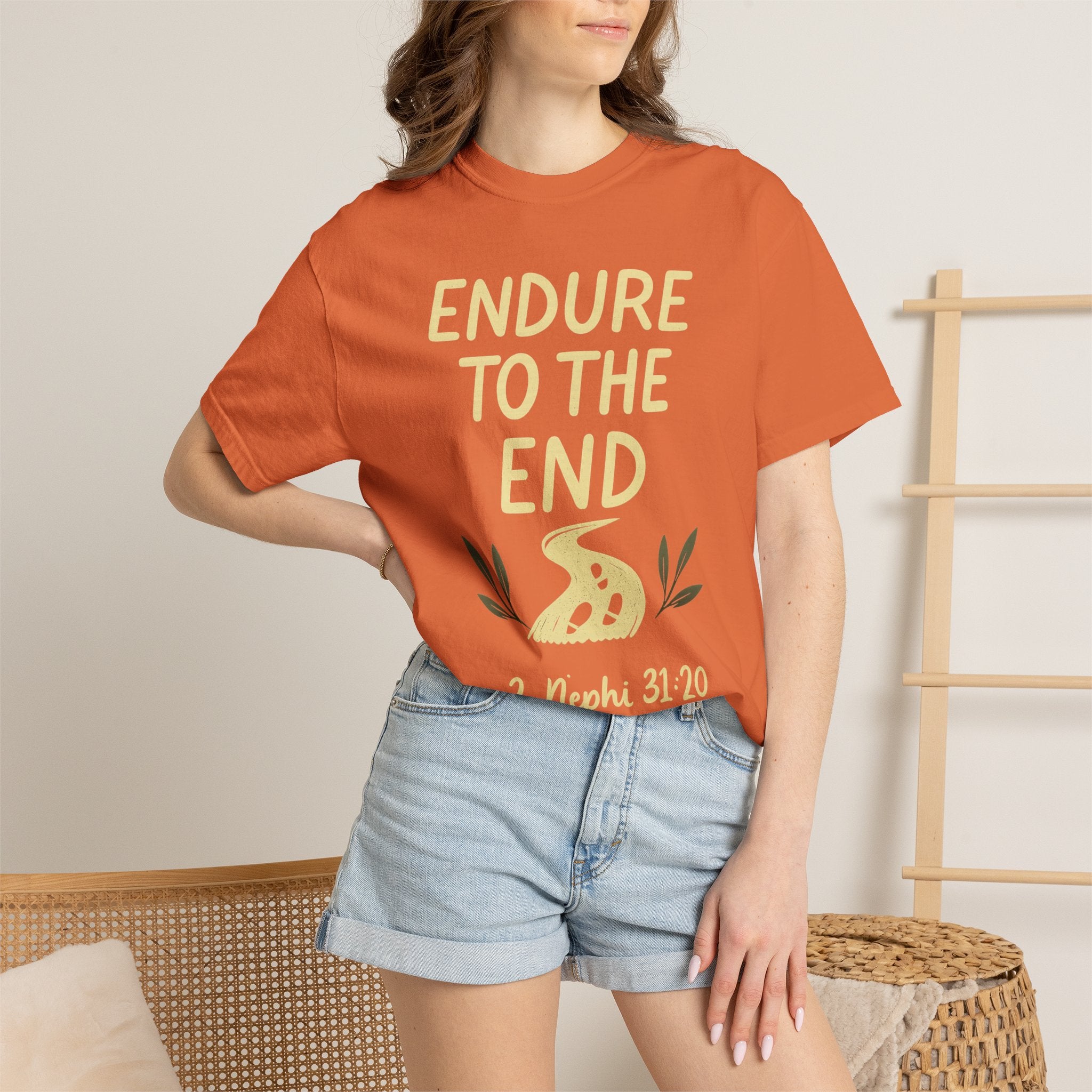 "Endure to the End" Unisex Garment-Dyed T-shirt