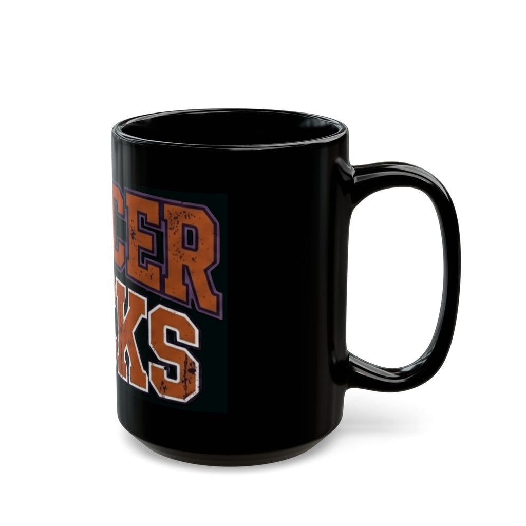 "Cancer Sucks" Black Ceramic Mug