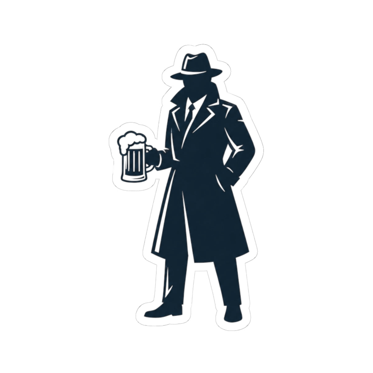 "Double Agent Draughts" Sticker