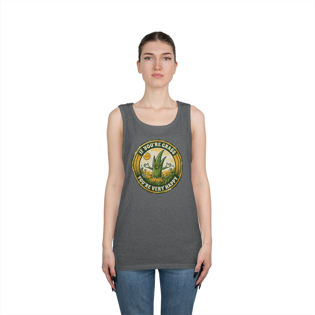 "If You're Grass You're Very Happy" Tank Top