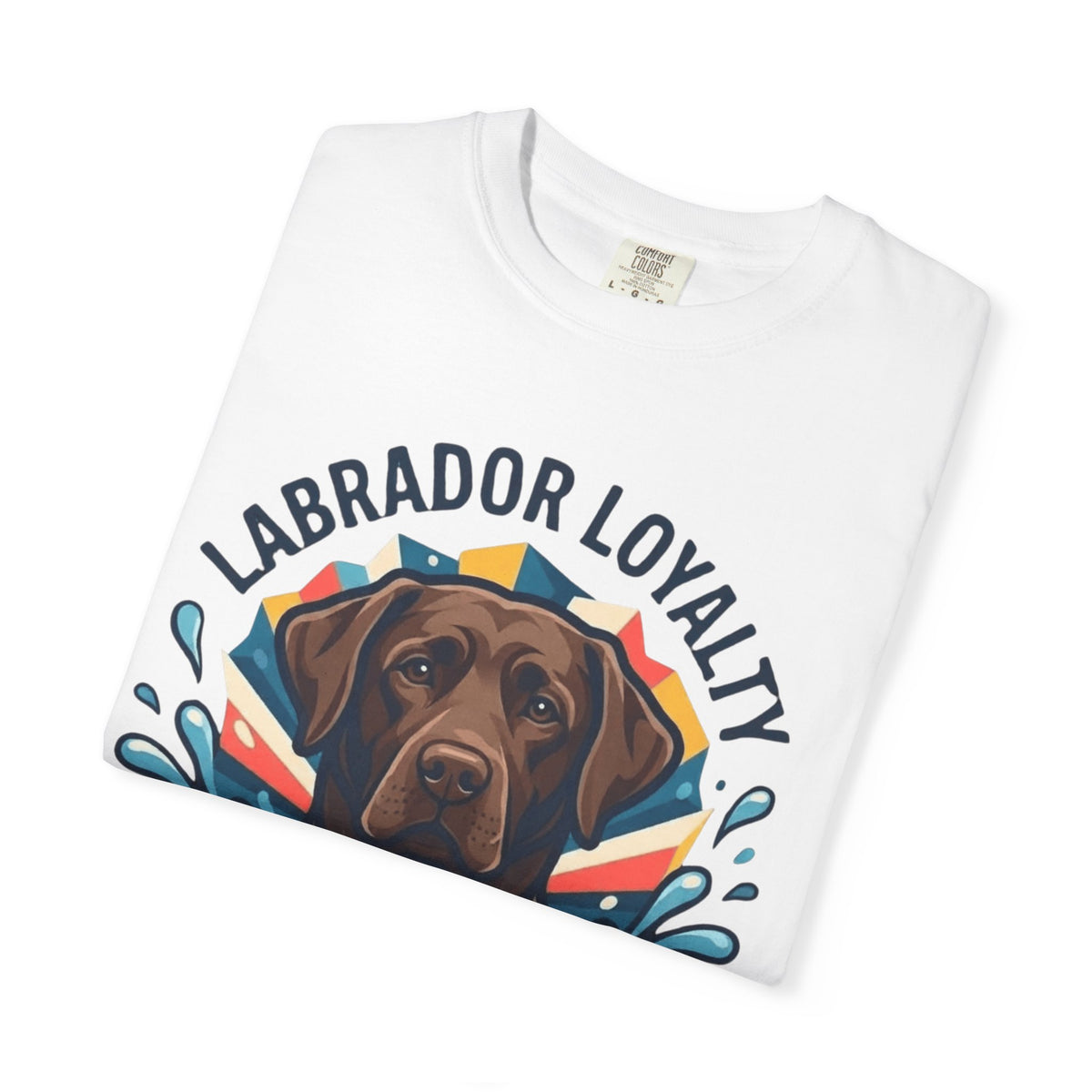Labrador Loyalty Swim Fetch Unisex Garment-Dyed Tee