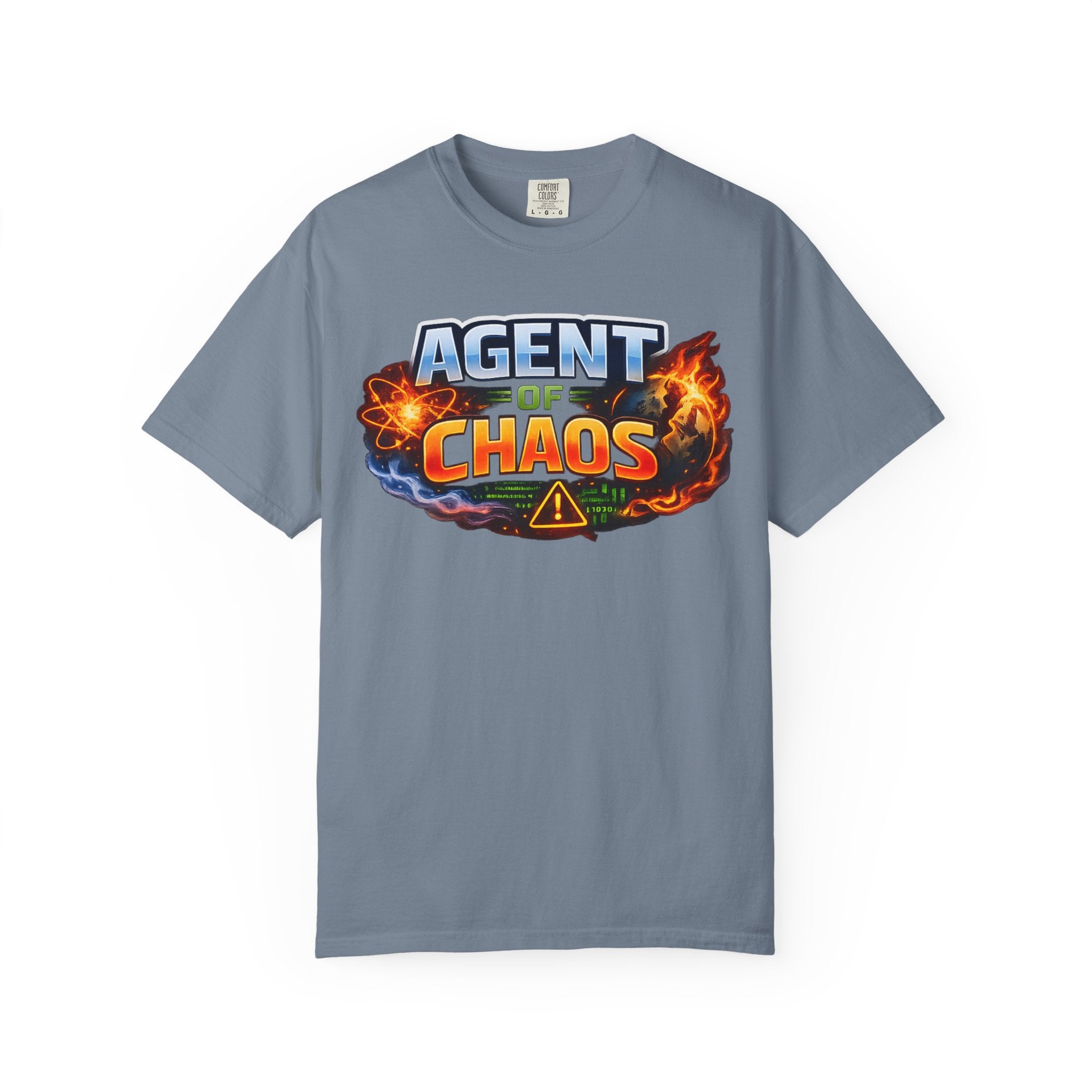 "Agent of Chaos" Unisex Garment-Dyed Tee