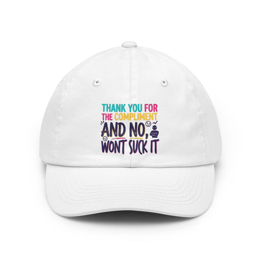 Color: White | Won't Suck It Dad Hat