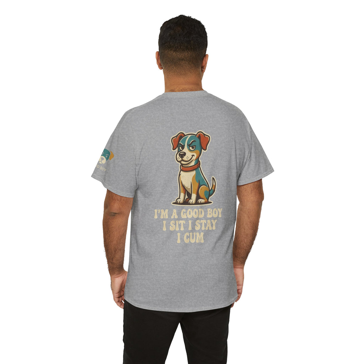 Color: Sport Grey | I'm A Good Boy Premium Graphic Tee