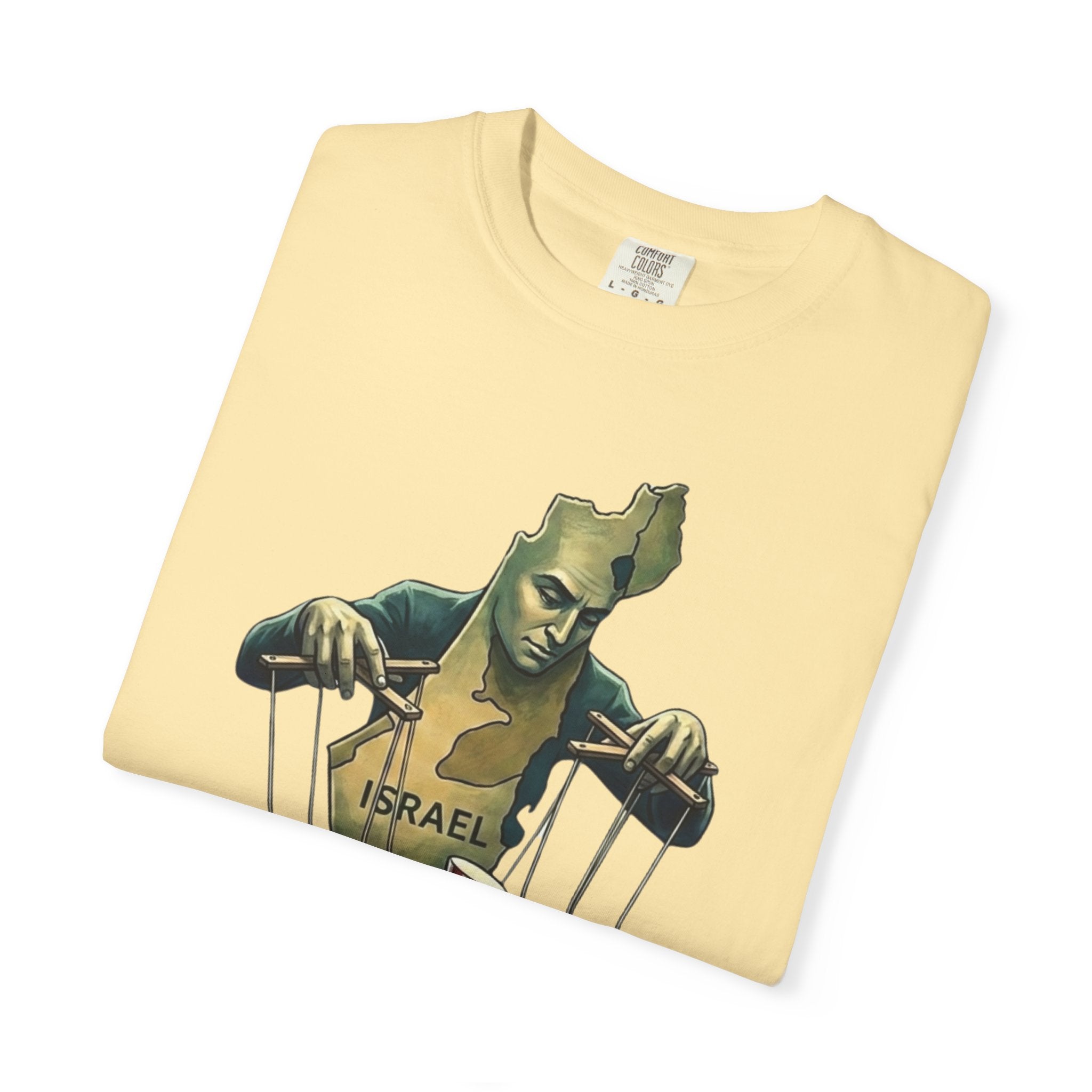 "The Global Puppet Master" Unisex Garment-Dyed T-shirt