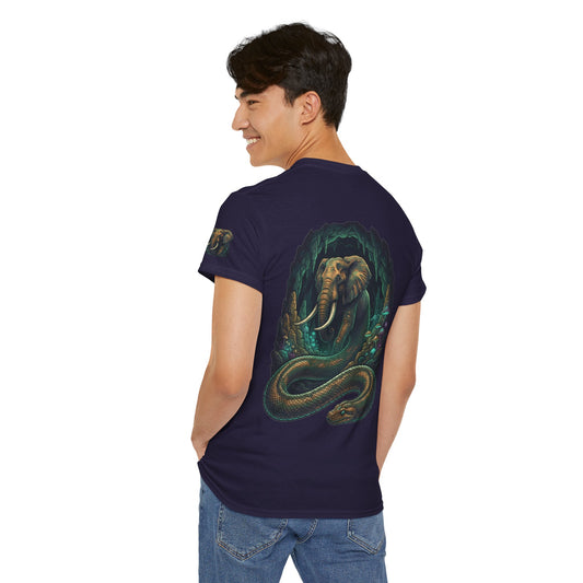 Color: Blackberry | Grootslang (South African Mythology) Premium Graphic Tee