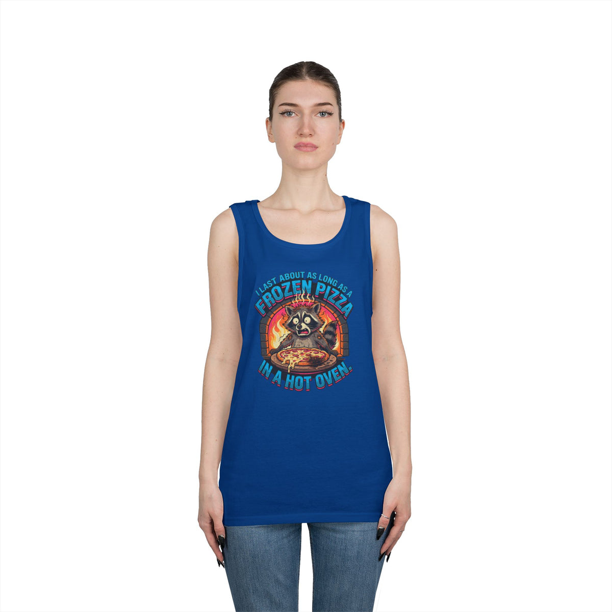 Color: Royal | Frozen Pizza in a Hot Oven Tank Top