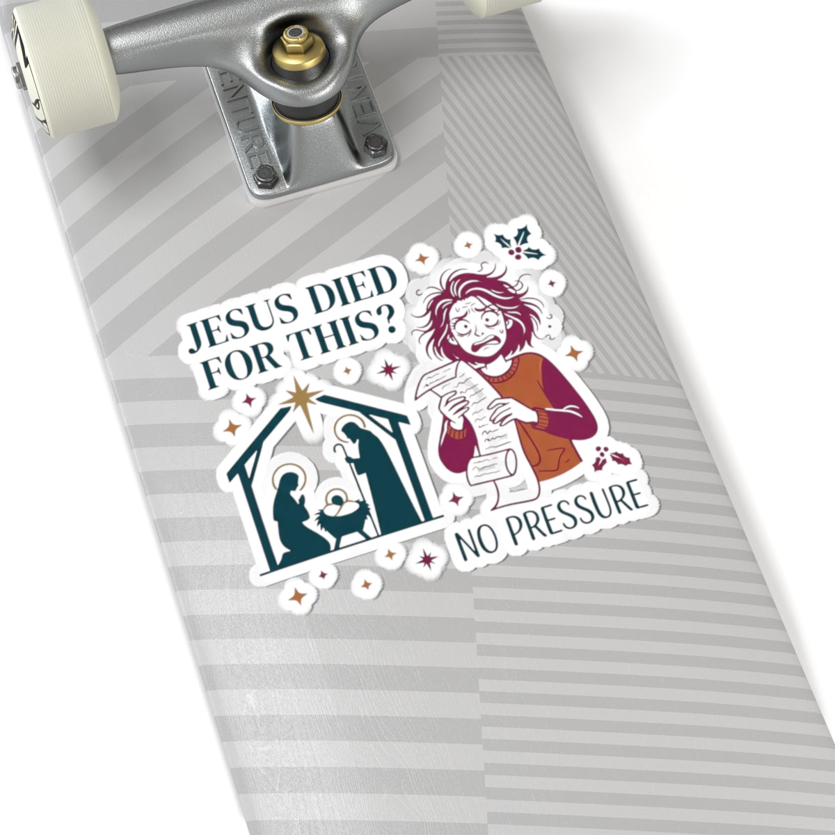"Jesus Died For This" Sticker — Main